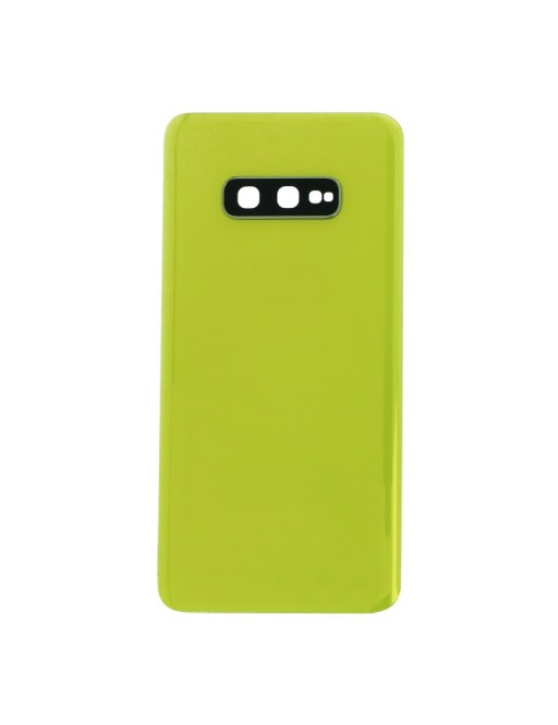 Samsung Galaxy S10e Backcover Battery Cover Back Shell Yellow with Camera Lens and Adhesive