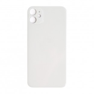 iPhone 11 Back Cover Battery Cover Back Cover White "Big Hole" (A2111, A2223, A2221)
