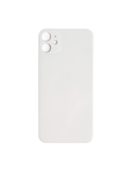 iPhone 11 Back Cover Battery Cover Back Cover White "Big Hole" (A2111, A2223, A2221)