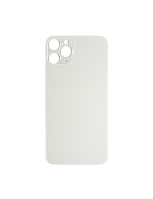 iPhone 11 Pro Backcover Akkudeckel Rückschale Silber "Big Hole"