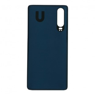 Huawei P30 Backcover Battery Cover Back Shell Noir avec Adhésif