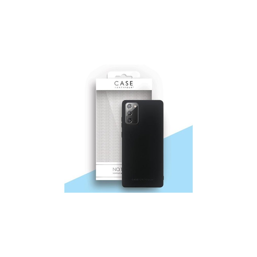 Case 44 Silikon Backcover für Samsung Galaxy Note 20 Schwarz (CFFCA0486)