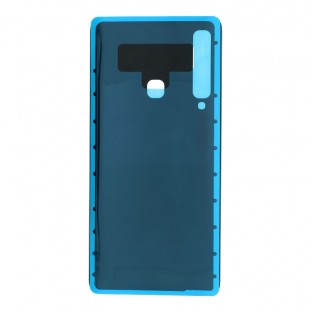 Samsung Galaxy A9 (2018) cover posteriore della batteria guscio posteriore blu con adesivo