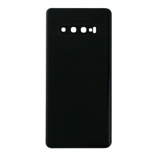 Samsung Galaxy S10 Plus Backcover Battery Cover Back Shell Black with Camera Lens and Adhesive