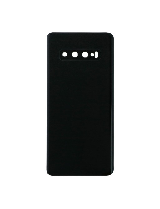 Samsung Galaxy S10 Plus Backcover Battery Cover Back Shell Black with Camera Lens and Adhesive