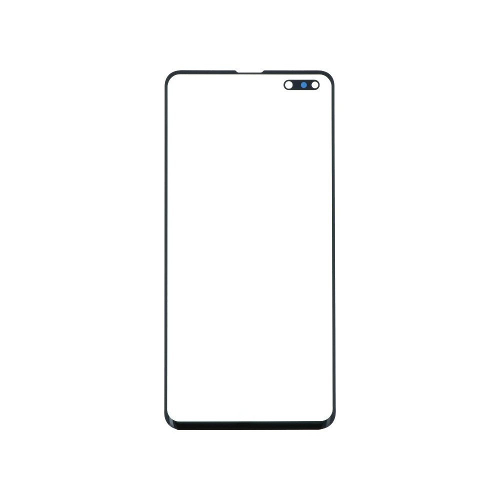 Glas mit Rahmen für Samsung Galaxy S10 5G Schwarz