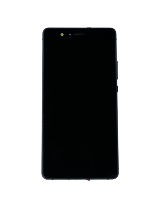 Huawei P9 Lite LCD Ersatzdisplay mit Rahmen vormontiert Schwarz