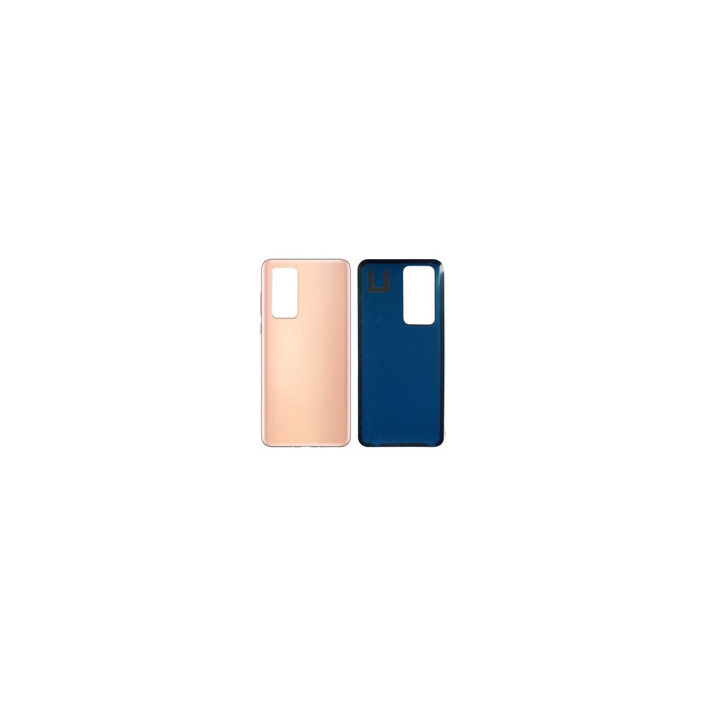 Huawei P40 Backcover Battery Cover Back Shell oro con adesivo