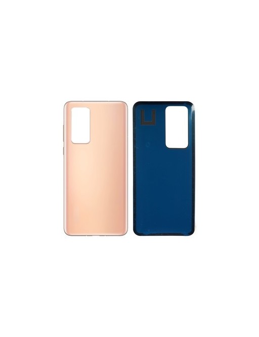 Huawei P40 Pro Backcover Battery Cover Back Shell oro con adesivo