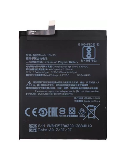 Xiaomi Redmi 5 Batterie - Batterie BN35 3300mAh