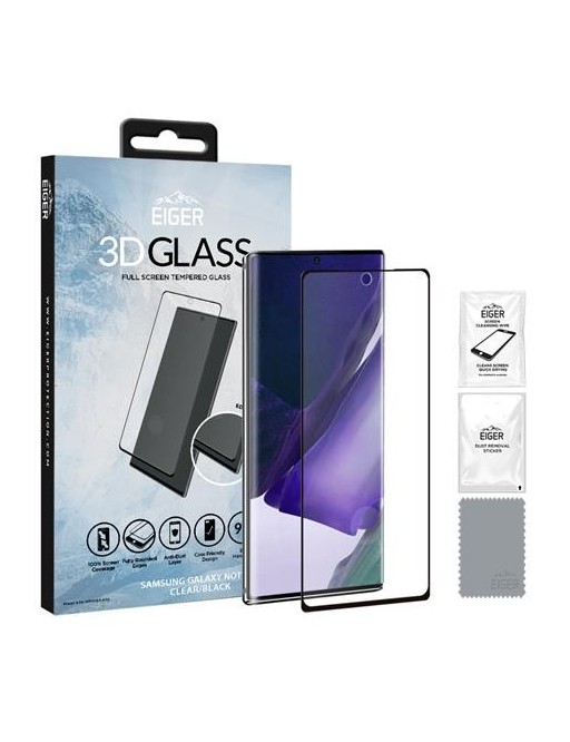 Eiger Samsung Galaxy Note 20 3D Glass Display Schutzglas für die Nutzung mit Hülle geeignet (EGSP00633)