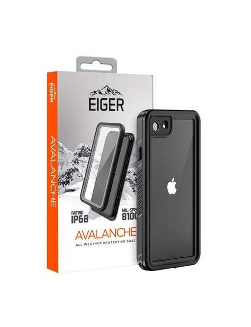 Eiger iPhone SE (2020) Housse extérieure "Avalanche" Noir (EGCA00215)