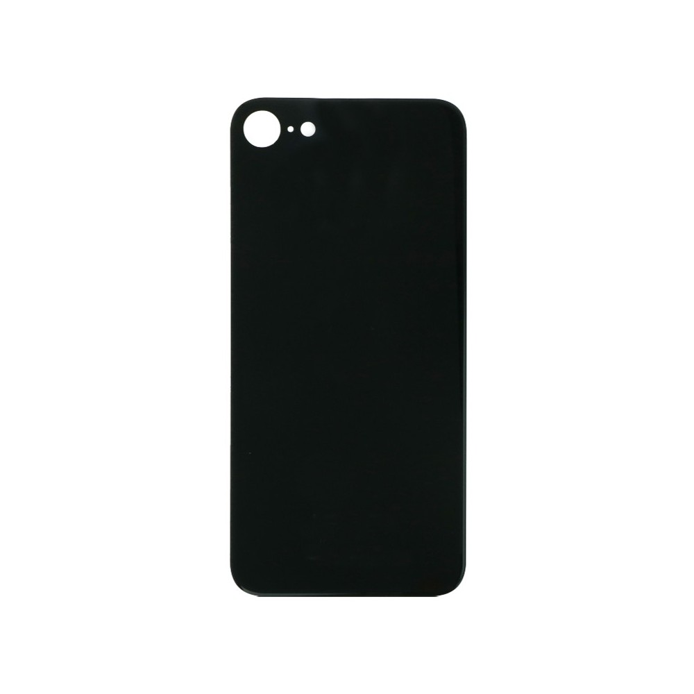 iPhone SE (2020) Couvercle arrière du compartiment à piles Couvercle arrière noir "Big Hole" (A2275, A2298, A2296)