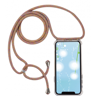 Samsung Galaxy S9 Plus Necklace Mobile phone case rubber with cord Colorful