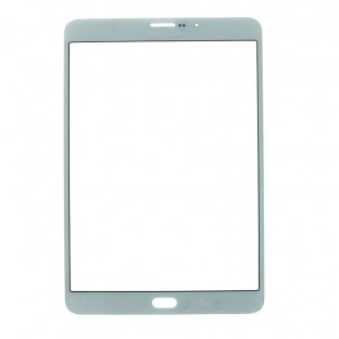 Verre avec cadre pour Samsung Galaxy Tab S2 8.0 Blanc