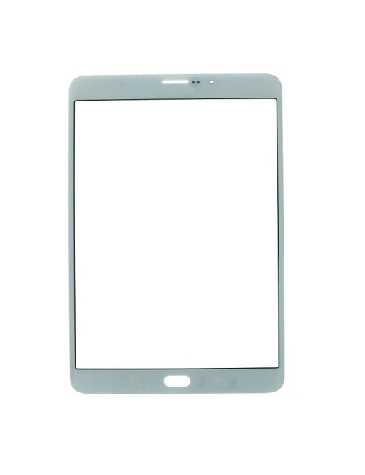 Verre avec cadre pour Samsung Galaxy Tab S2 8.0 Blanc