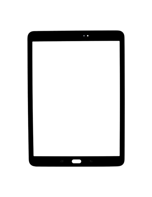 Verre avec cadre pour Samsung Galaxy Tab S2 / S3 9.7 Noir