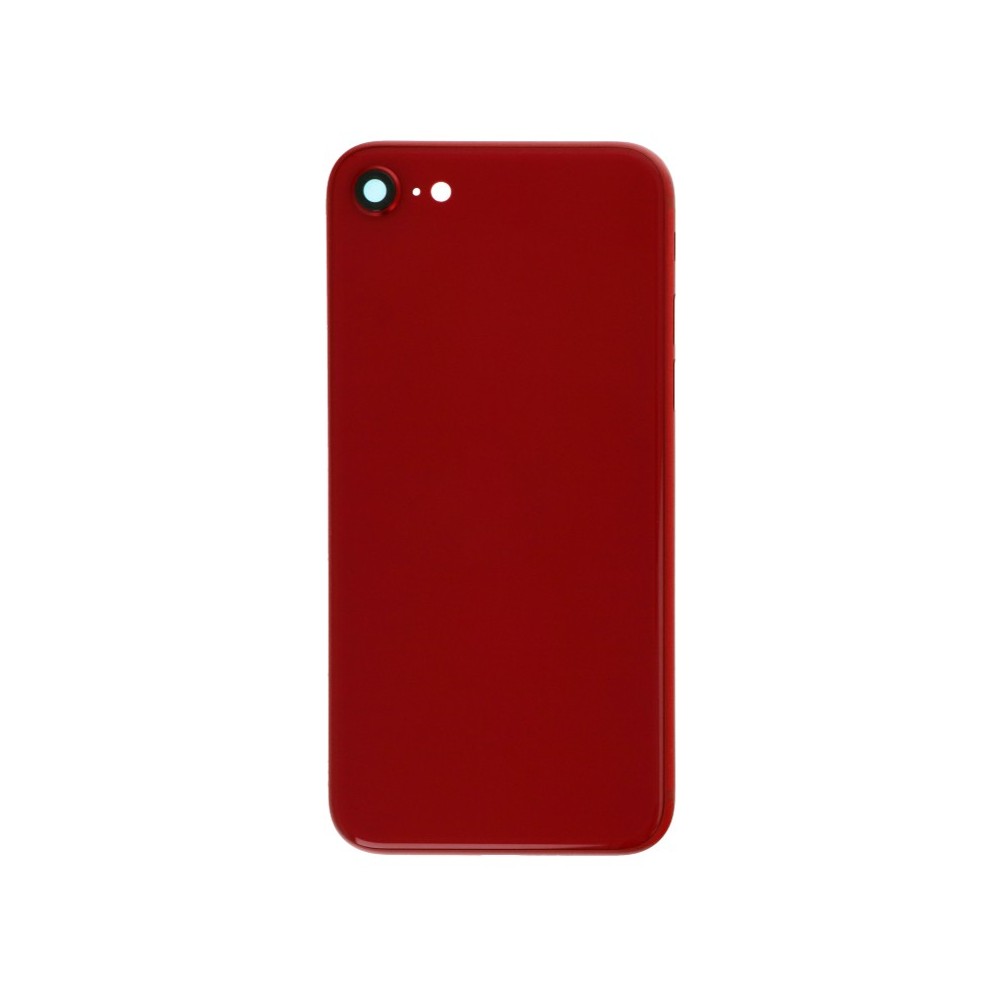 iPhone SE (2020) Coque arrière / Backshell avec cadre préassemblé Rouge (A2275, A2298, A2296)