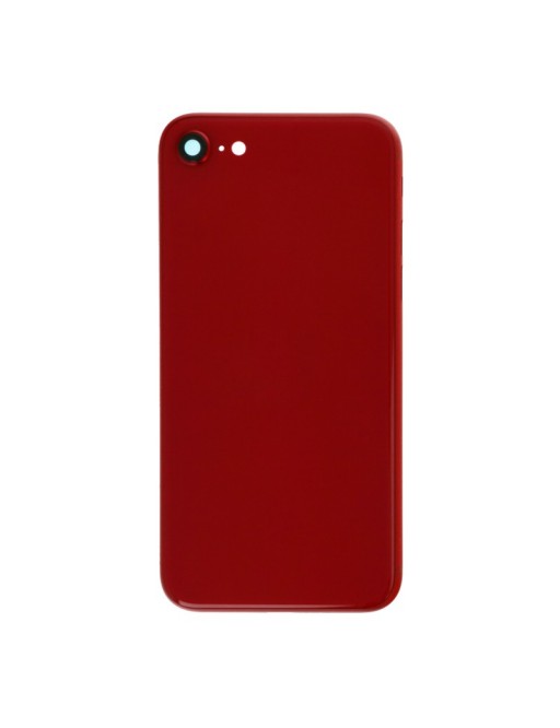 iPhone SE (2020) Coque arrière / Backshell avec cadre préassemblé Rouge (A2275, A2298, A2296)