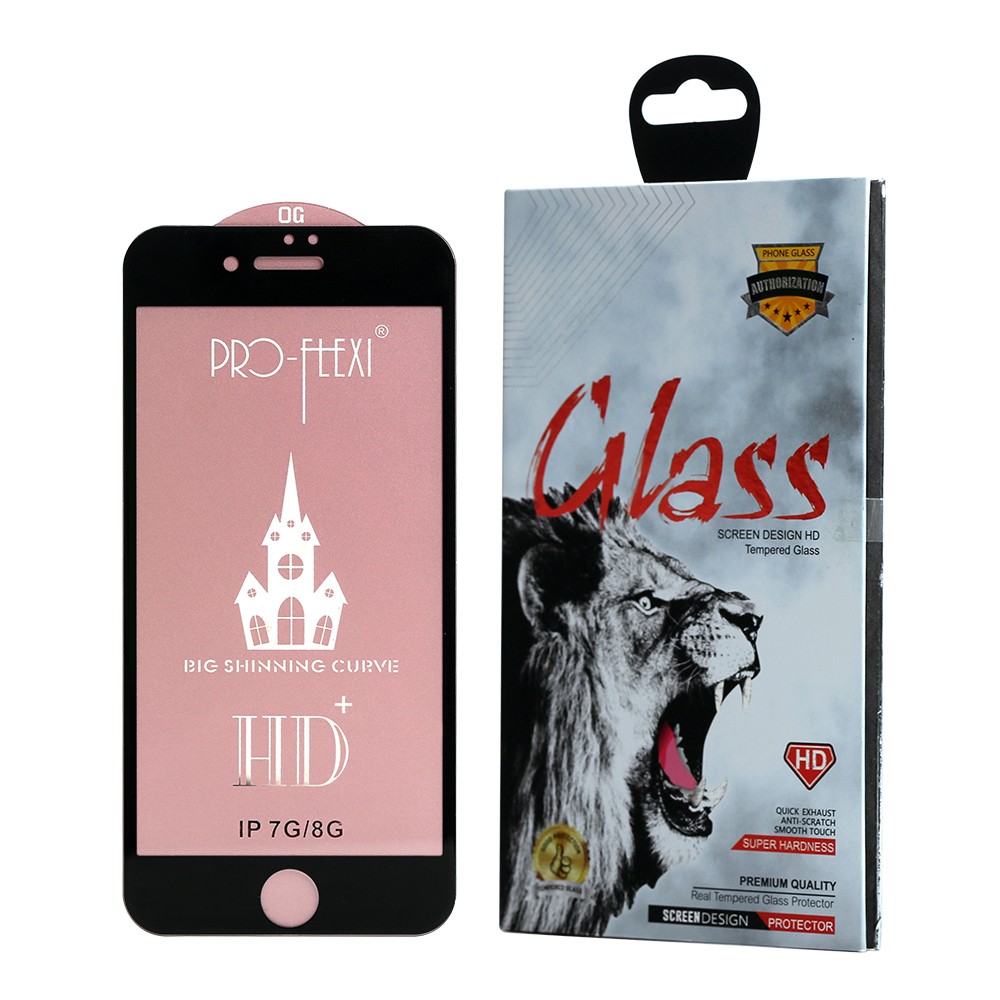 Image of Premium Display Schutzglas für iPhone 7 / 8 mit Rahmen Schwarz