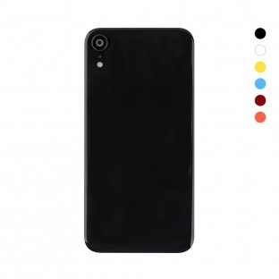 iPhone Xr Copertura posteriore della batteria Copertura posteriore con lente della fotocamera nera (A1984, A2105, A2106, A2107)