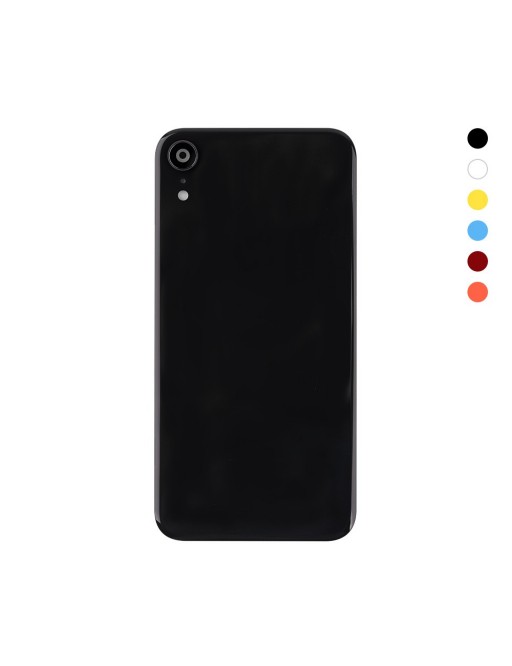 iPhone Xr Copertura posteriore della batteria Copertura posteriore con lente della fotocamera nera (A1984, A2105, A2106, A2107)