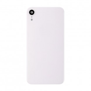 couvercle arrière de batterie pour iPhone Xr Couvercle arrière avec objectif de caméra blanc (A1984, A2105, A2106, A2107)