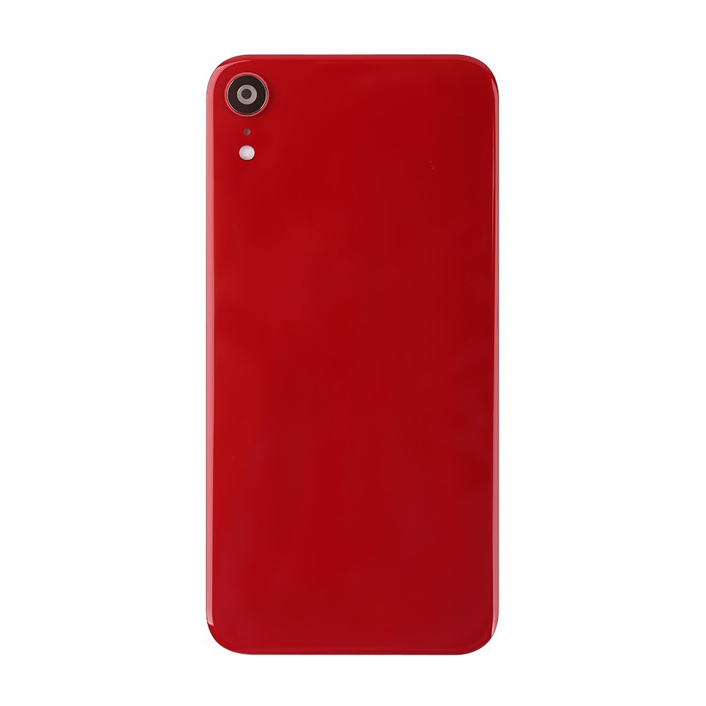 iPhone Xr Back Cover Battery Cover Back Cover with Camera Lens Red (A1984, A2105, A2106, A2107)