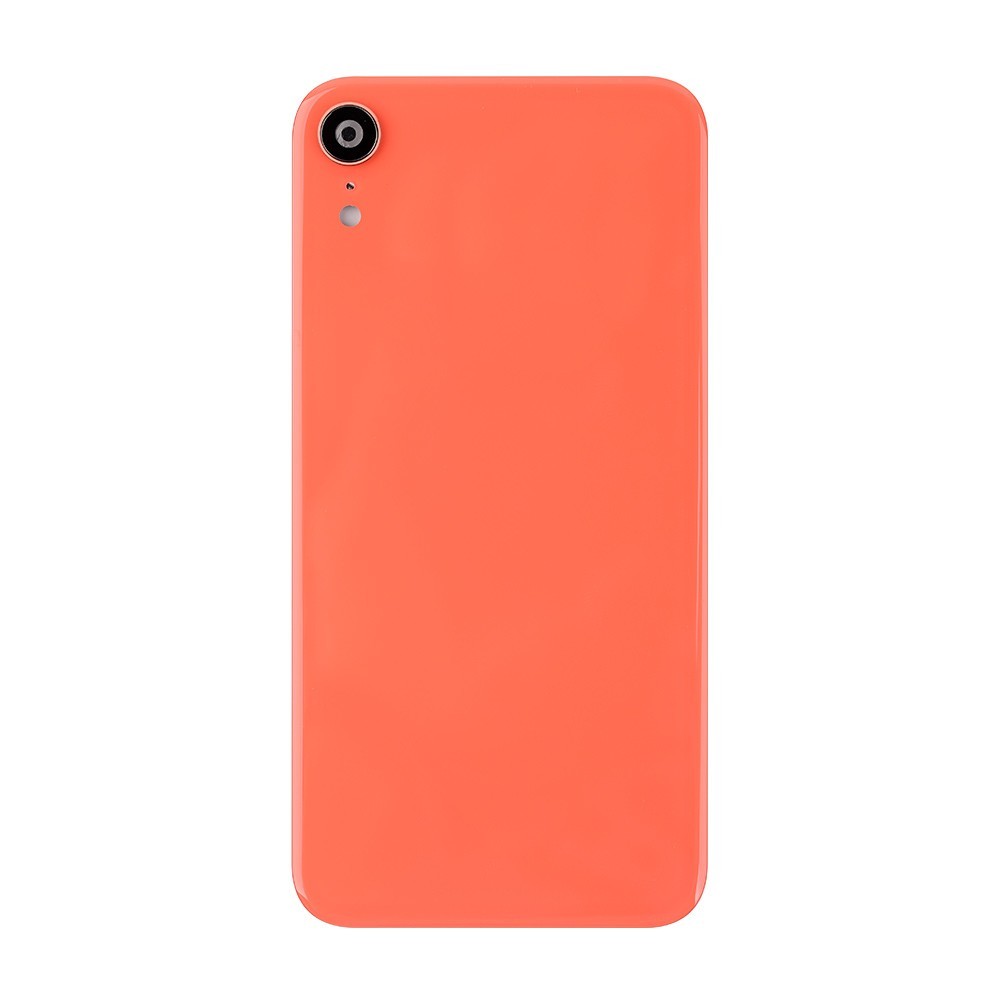 iPhone Xr Back Cover Battery Cover Back Cover with Camera Lens Orange (A1984, A2105, A2106, A2107)