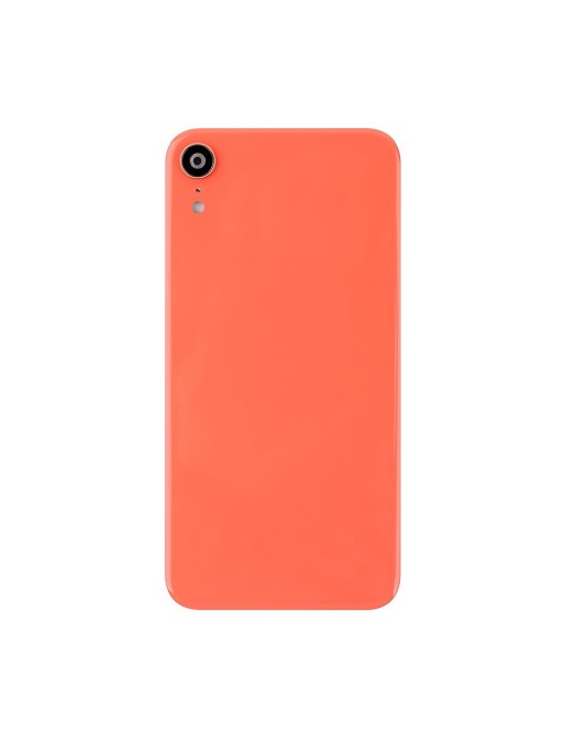 iPhone Xr Back Cover Battery Cover Back Cover with Camera Lens Orange (A1984, A2105, A2106, A2107)