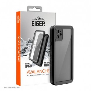 Eiger iPhone 12 Outdoor Cover "Avalanche" Schwarz (EGCA00265)