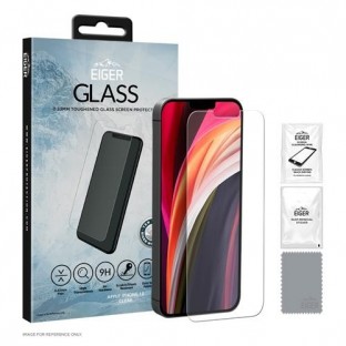 Eiger Verre d'écran pour Apple iPhone 12 Mini "2.5D Glass" (EGSP00624)