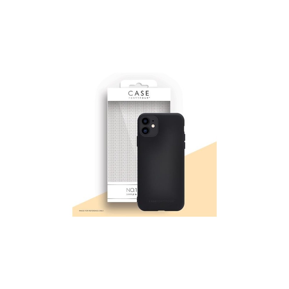Case 44 Cover posteriore in silicone per iPhone 12 Mini nero (CFFCA0461)