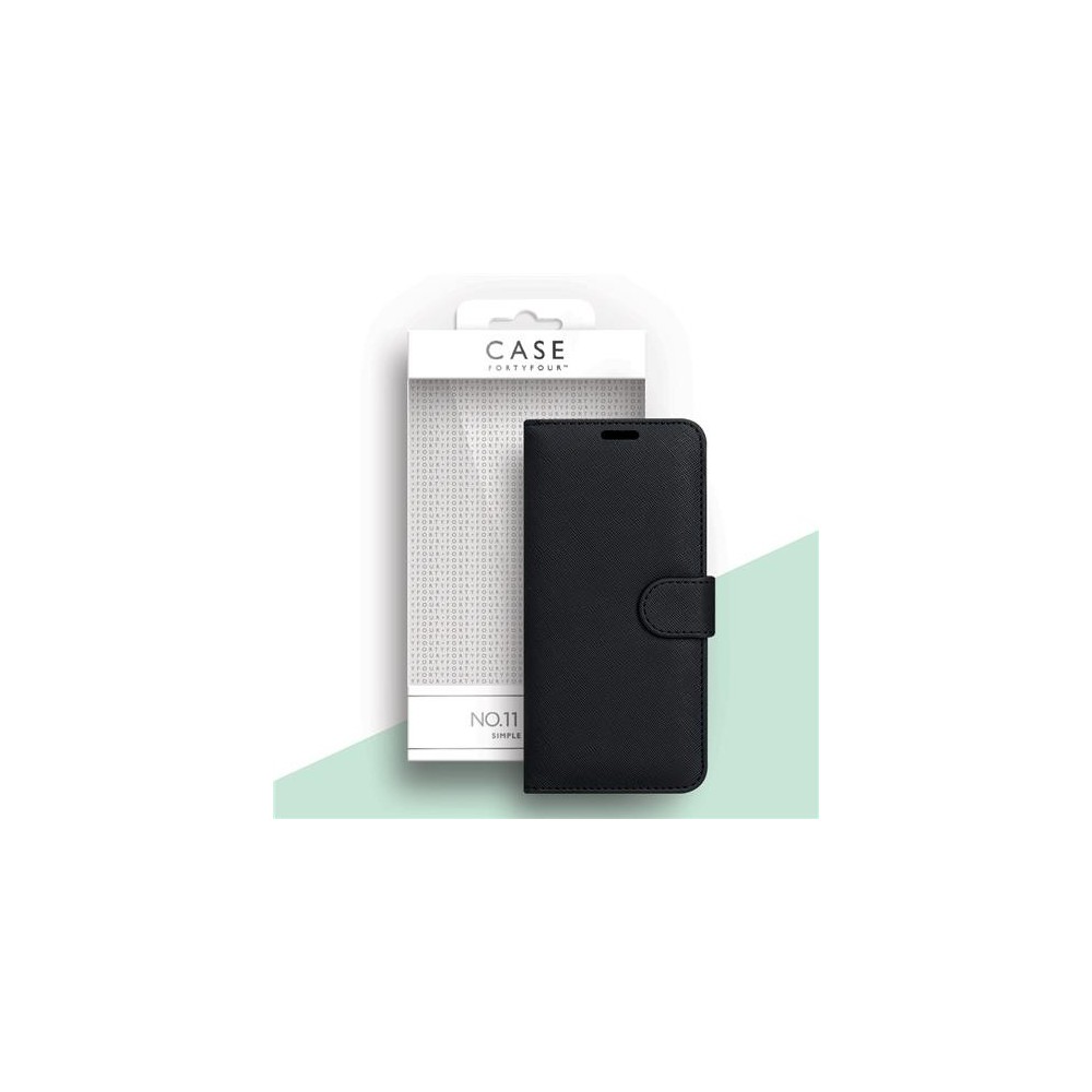 Case 44 Étui pliable avec porte-cartes de crédit pour iPhone 12 / 12 Pro Noir (CFFCA0474)
