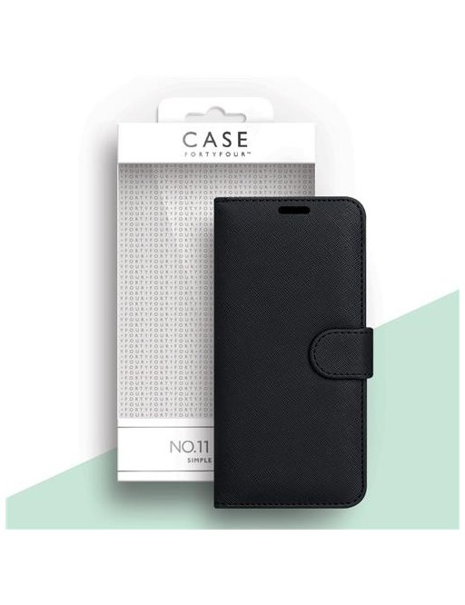 Case 44 faltbare Hülle mit Kreditkarten-Halterung für das iPhone 12 / 12 Pro Schwarz (CFFCA0474)
