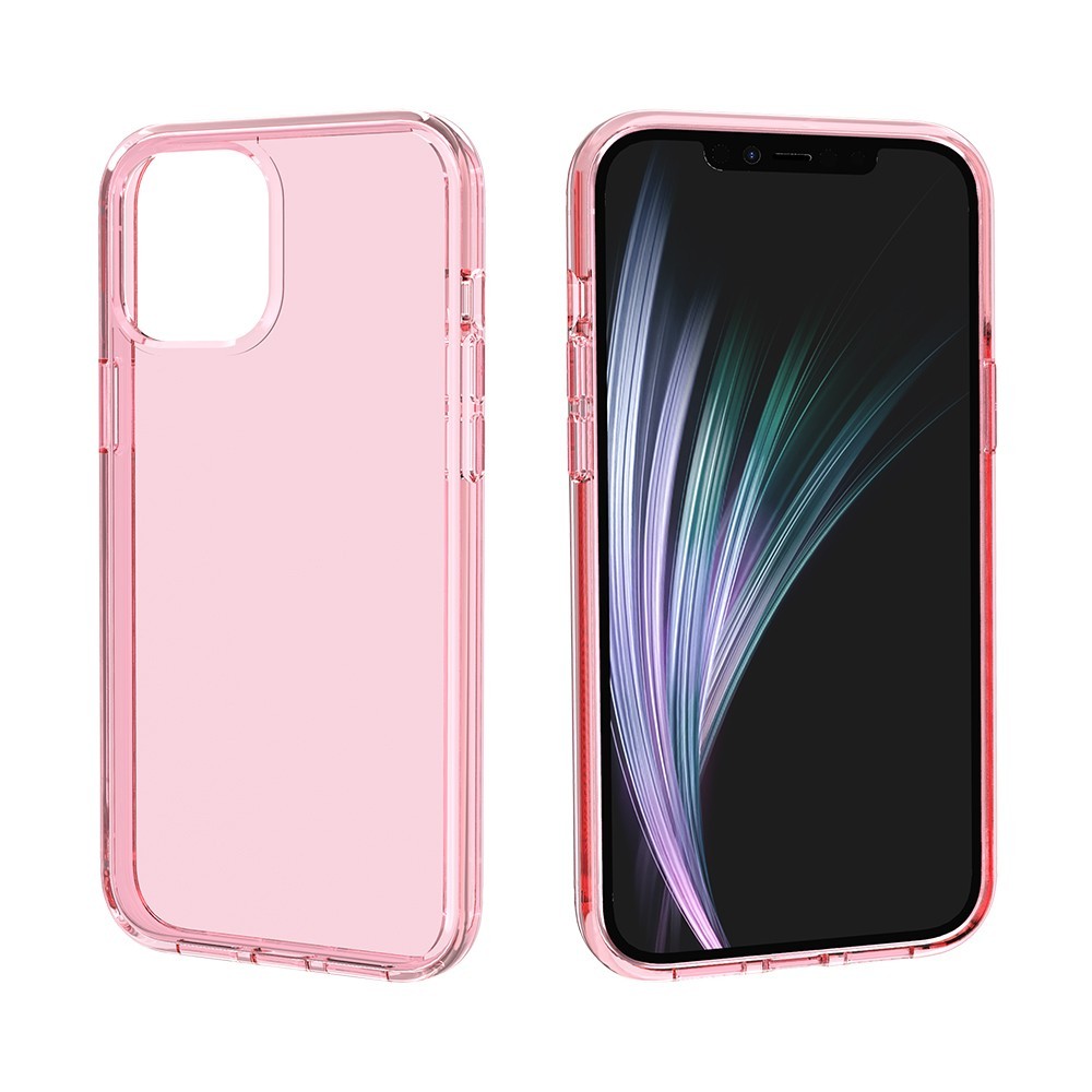 Schutzhülle transparent Pink für iPhone 12 Pro Max