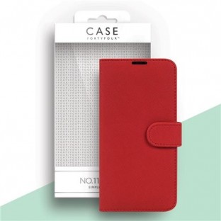 Case 44 Étui pliable avec porte-cartes de crédit pour iPhone 12 / 12 Pro Rouge (CFFCA0477)