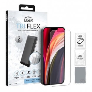 Set di 2 Eiger iPhone 12 Pro Max Tri Flex Display Protector Film (EGSP00631)