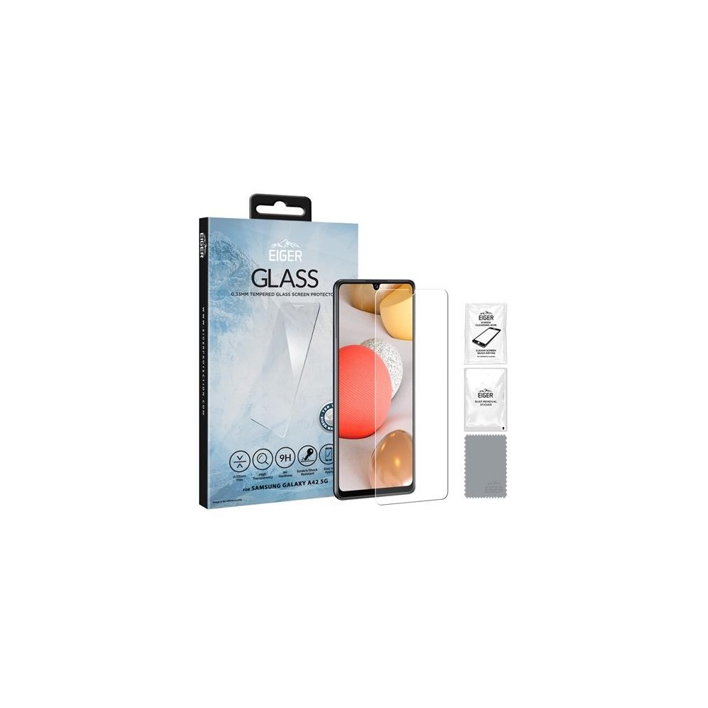 Vetro del display Eiger Samsung Galaxy A42 "2.5D Glass" (EGSP00680)