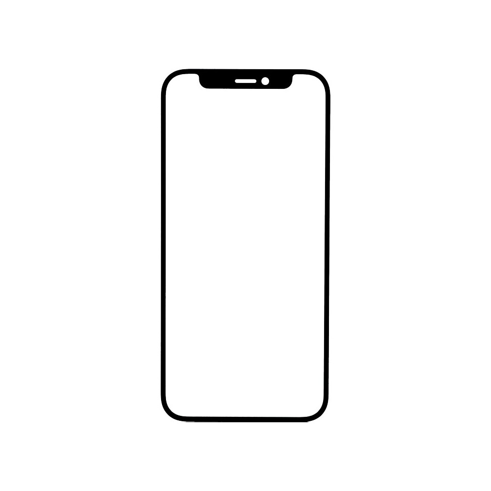 Glas für iPhone 12 Mini Schwarz