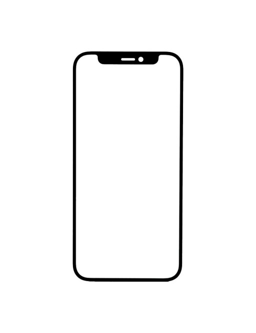 Glas für iPhone 12 Mini Schwarz