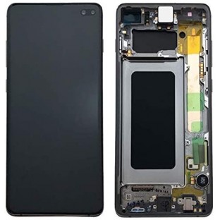 Samsung Galaxy S10 Plus LCD Digitizer Replacement Display + Frame Preassembled Noir