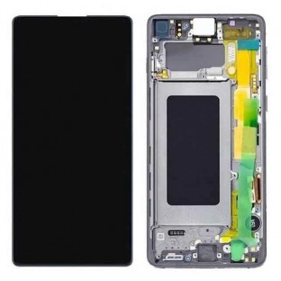 Samsung Galaxy S10 Lite LCD digitalizzatore sostituzione display + telaio preassemblato nero