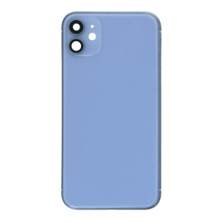 iPhone 11 back cover / back shell con telaio e piccole parti pre-assemblate viola (A2111, A2221, A2223)