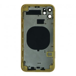 coque arrière / coque arrière pour iPhone 11 avec cadre et petites pièces préassemblées Jaune (A2111, A2221, A2223)