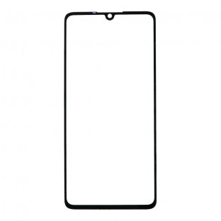 Glass with frame for Huawei P30 Black