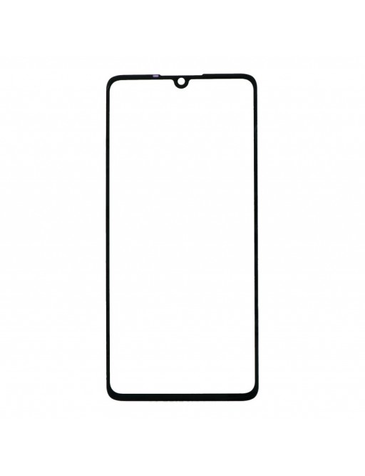 Glass with frame for Huawei P30 Black