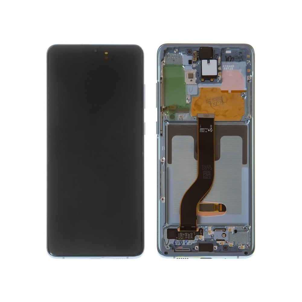 Samsung Galaxy S20 Plus (5G) LCD Digitizer Replacement Display + Frame Preassembled Blue