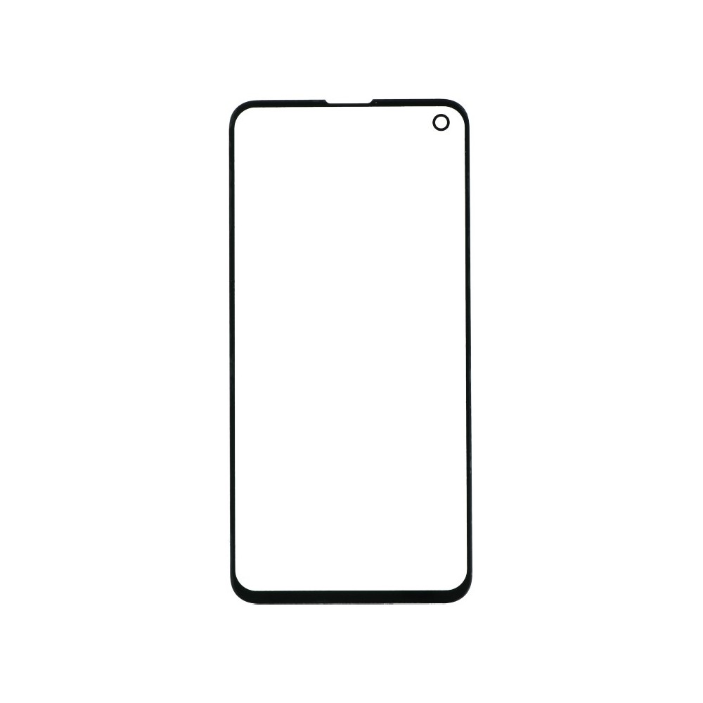 Glas mit Rahmen für Samsung Galaxy S10e Schwarz