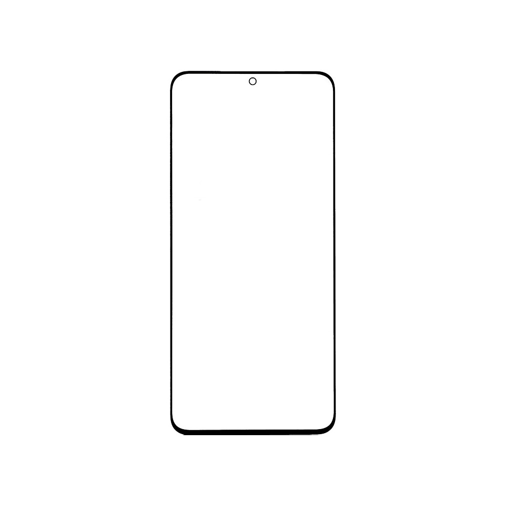 Glas mit Rahmen für Samsung Galaxy S20 Plus (5G) Schwarz